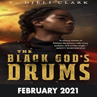 the cover of the black god's drums